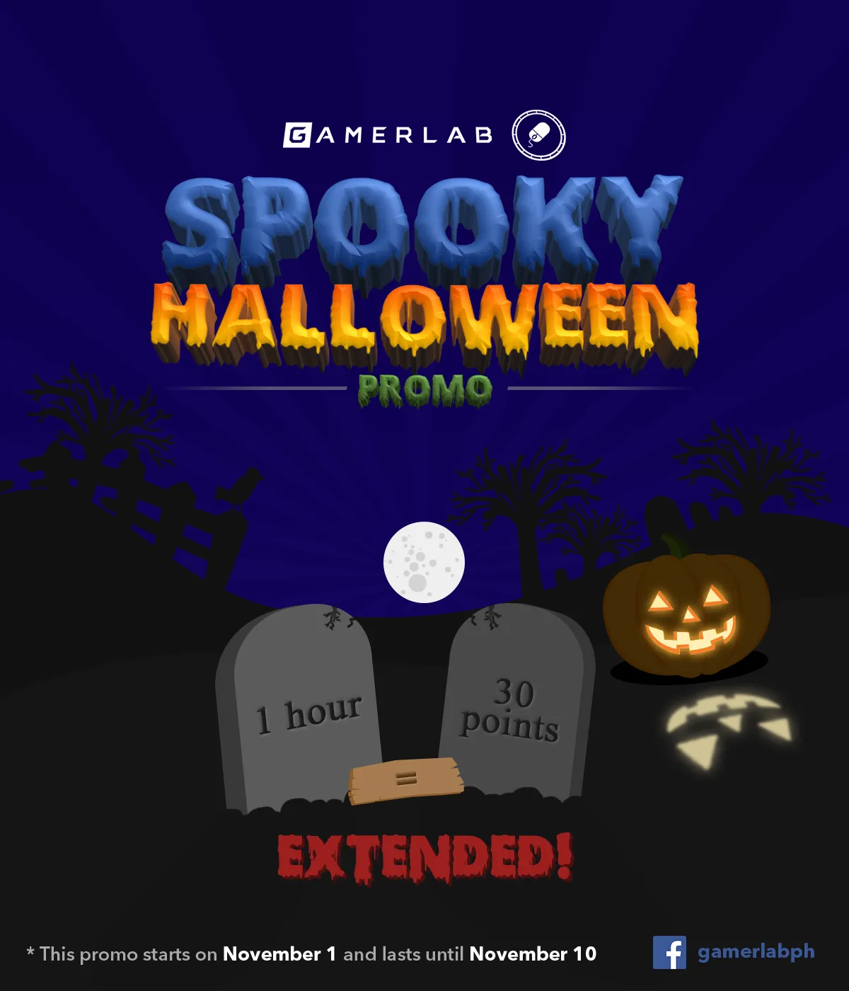 Poster of Gamerlab Halloween Promo